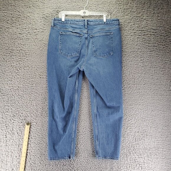 Free Assembly Jeans Womens Size 18 Blue Sustainable Ankle Stretch Denim *Read* - Picture 11 of 12